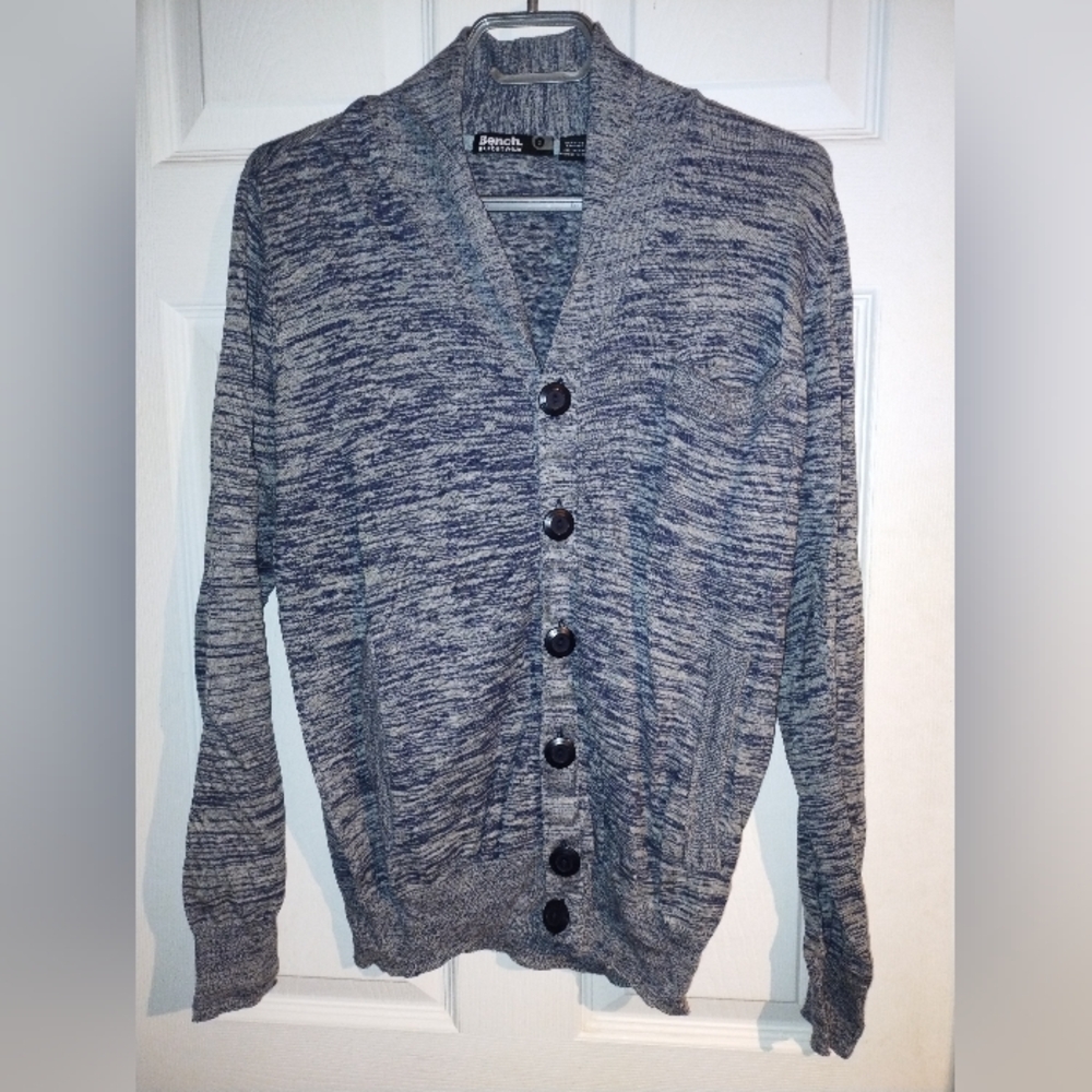 Bench Blue and Gray Men's Cardigan